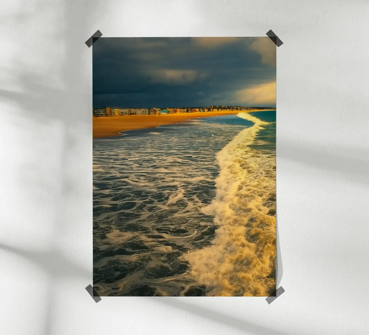 côte vue sur la plage hahnemühle de PASMING