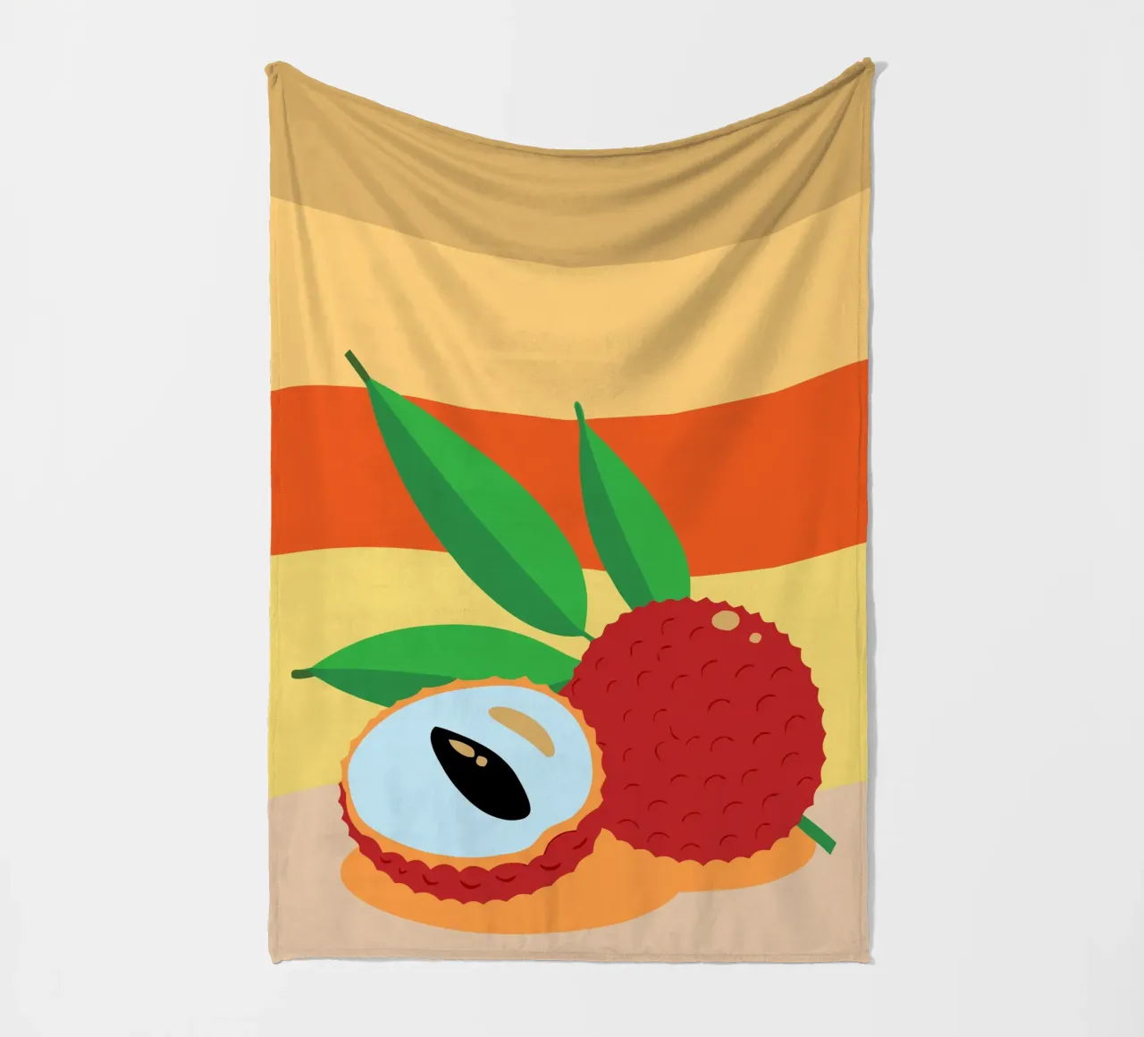 Frutto fresco di litchi coperta in pile da OFFICIAL FRUIT & VEGETABLES