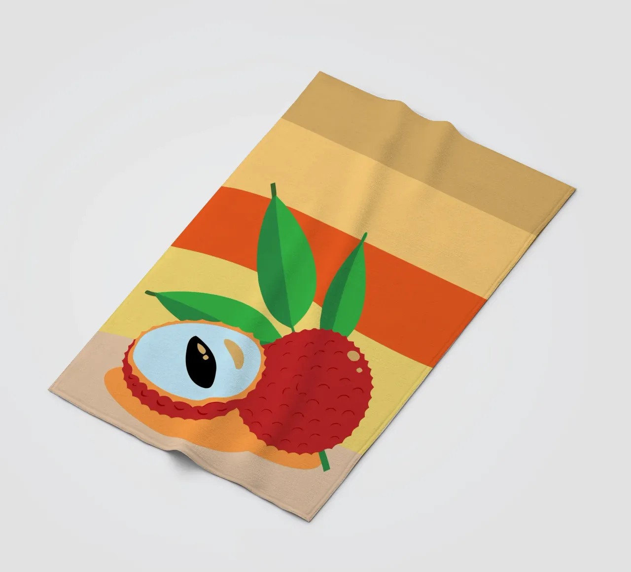 Frutto fresco di litchi coperta in pile da OFFICIAL FRUIT & VEGETABLES
