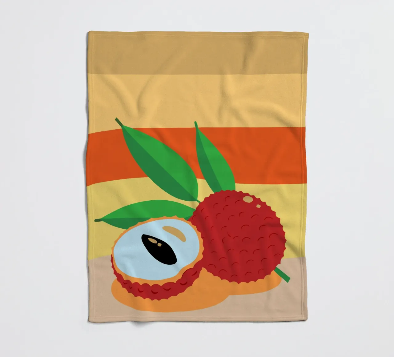 Frutto fresco di litchi coperta in pile da OFFICIAL FRUIT & VEGETABLES
