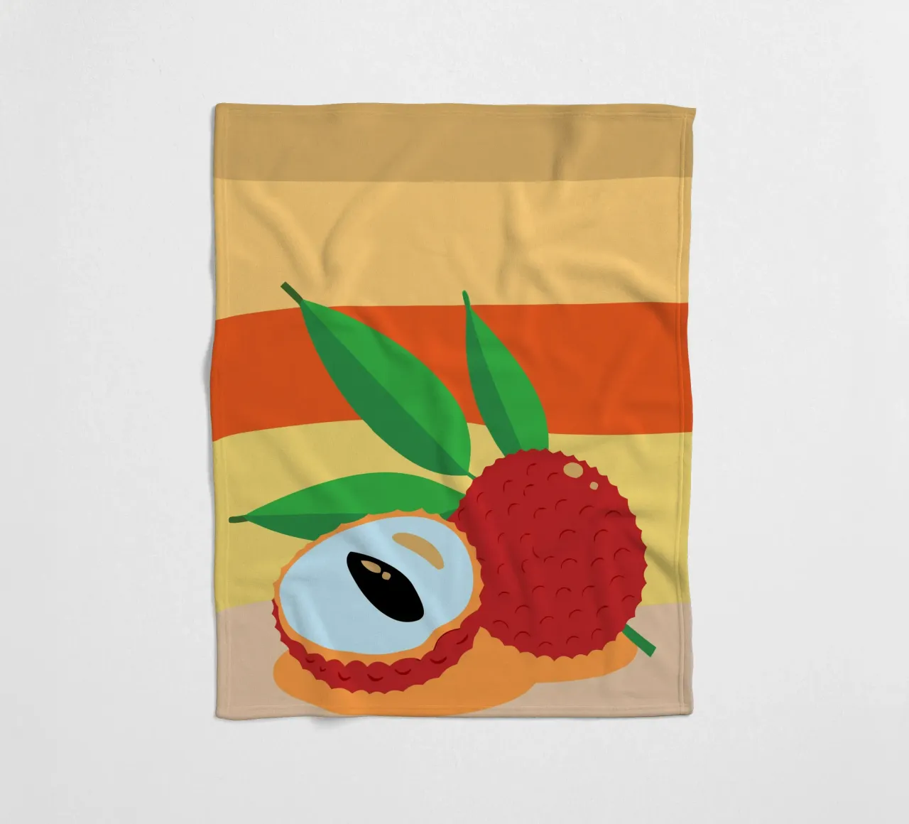 Frutto fresco di litchi coperta in pile da OFFICIAL FRUIT & VEGETABLES