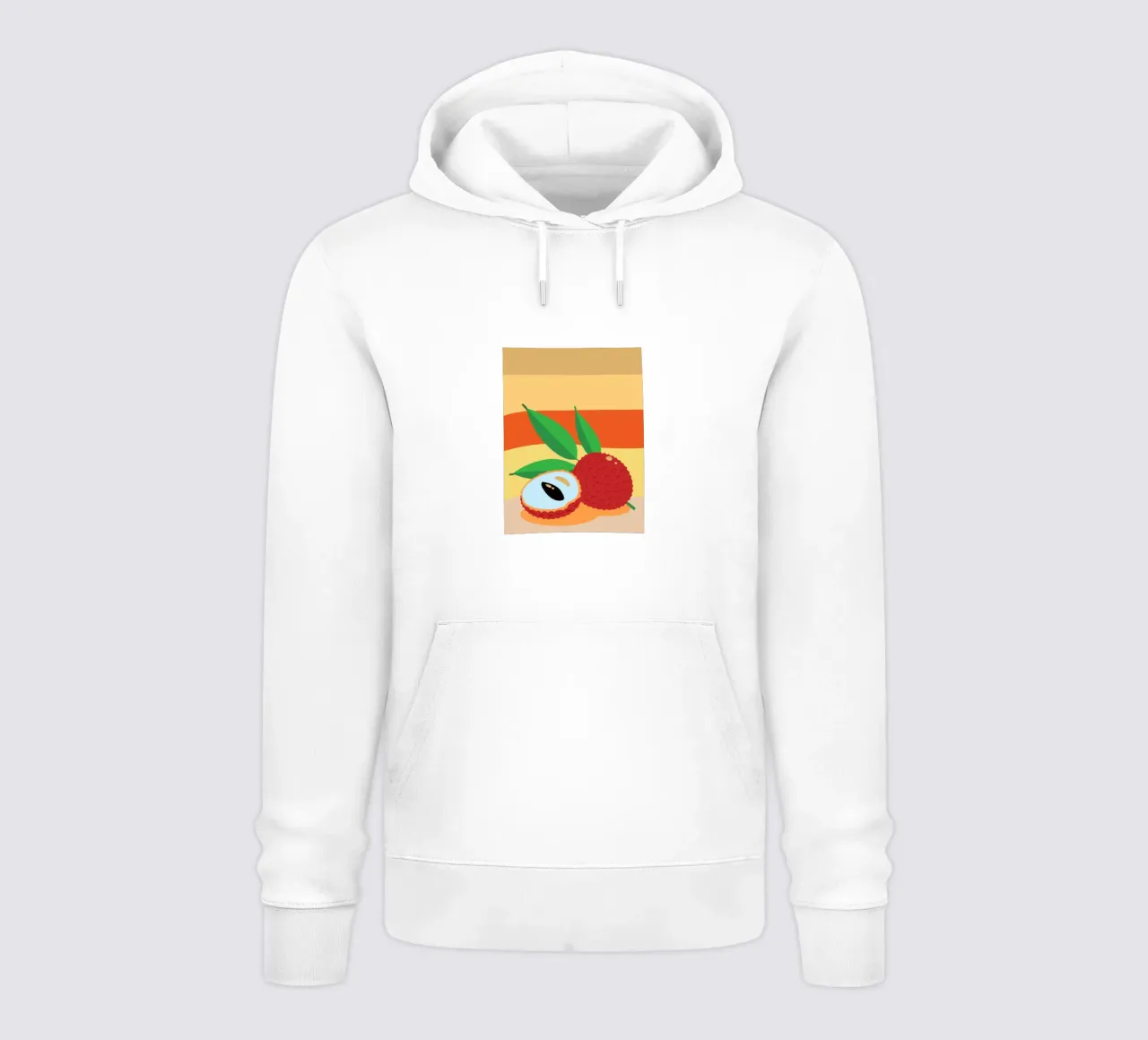 Lichi fresco sudadera con capucha de OFFICIAL FRUIT & VEGETABLES