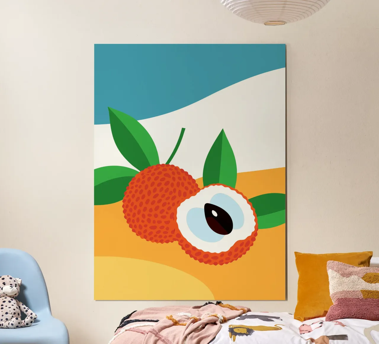 Frutto fresco di litchi carta hahnemühle da OFFICIAL FRUIT & VEGETABLES