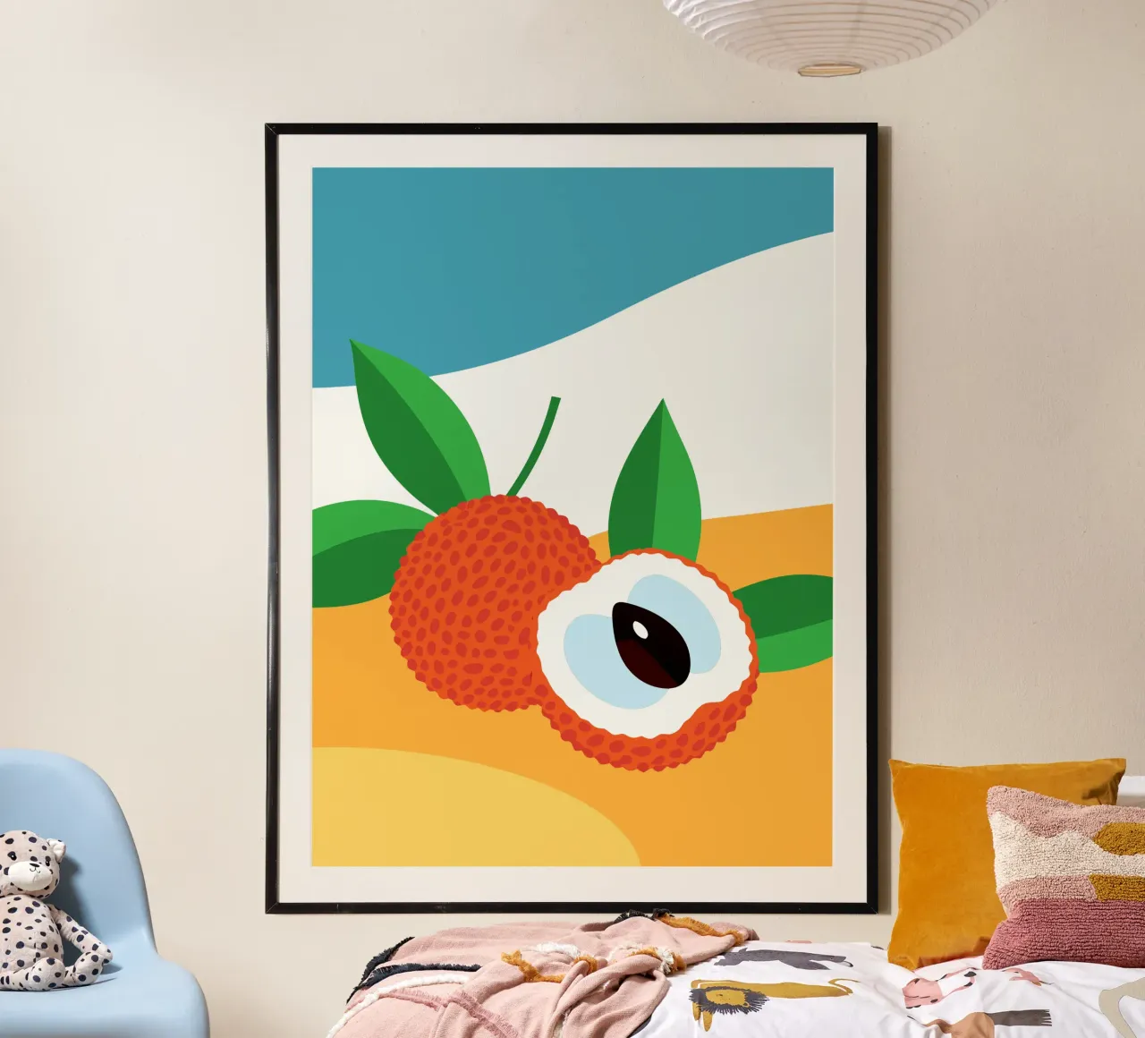 Frutto fresco di litchi carta hahnemühle da OFFICIAL FRUIT & VEGETABLES