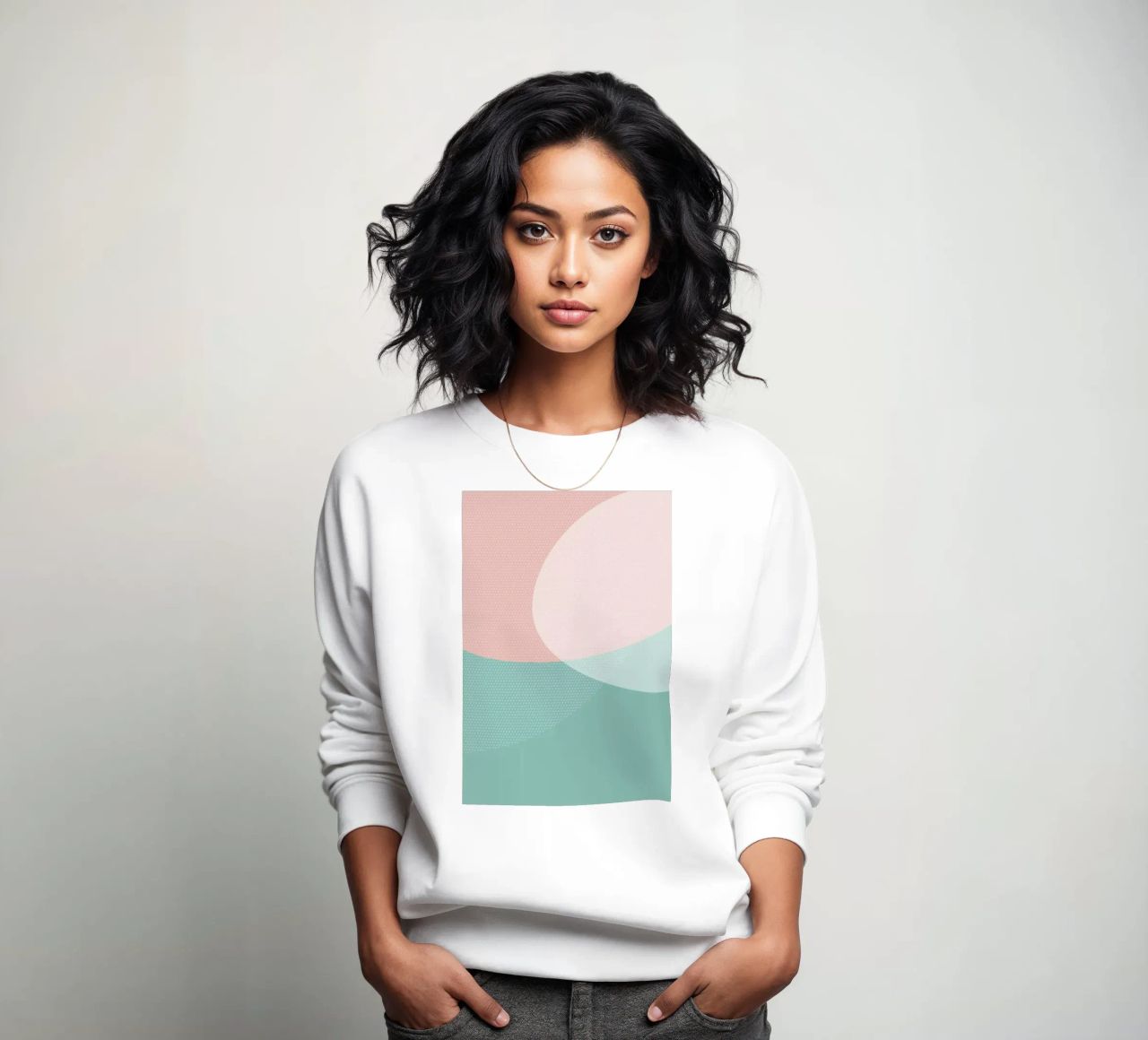 Soft Shapes felpa da XOXO Arte