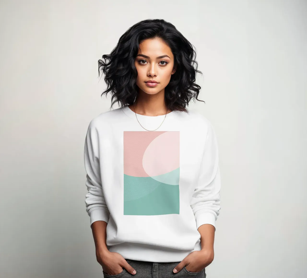 Soft Shapes felpa da XOXO Arte