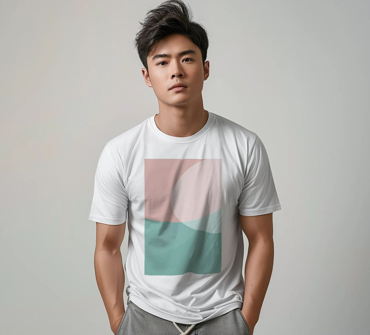 Soft Shapes t-shirt da XOXO Arte