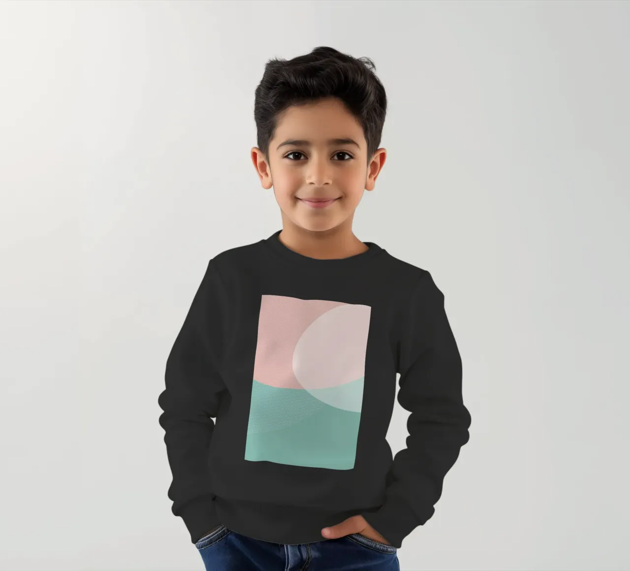 Soft Shapes felpa bambino da XOXO Arte