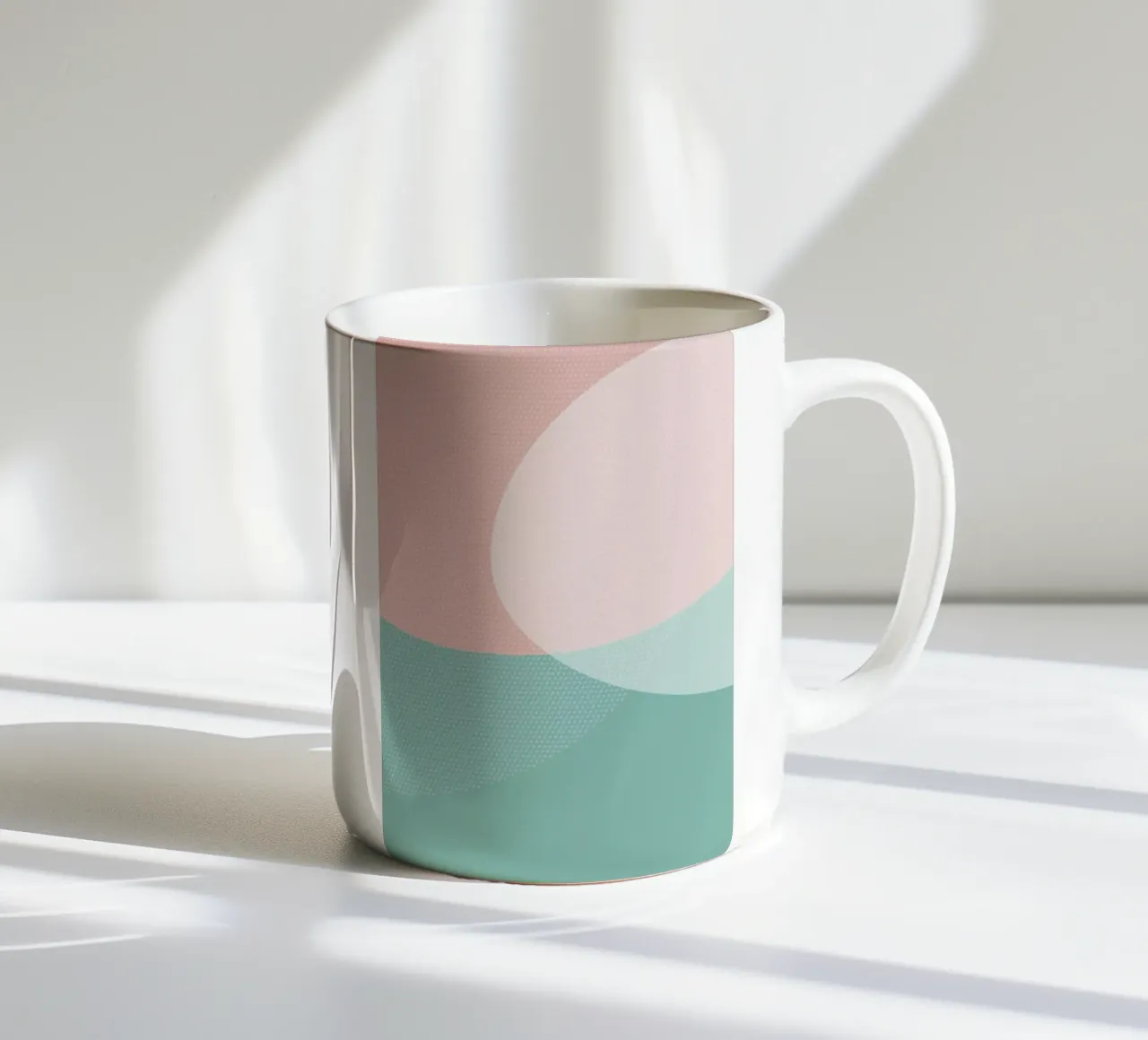 Soft Shapes ceramic mug by XOXO Arte