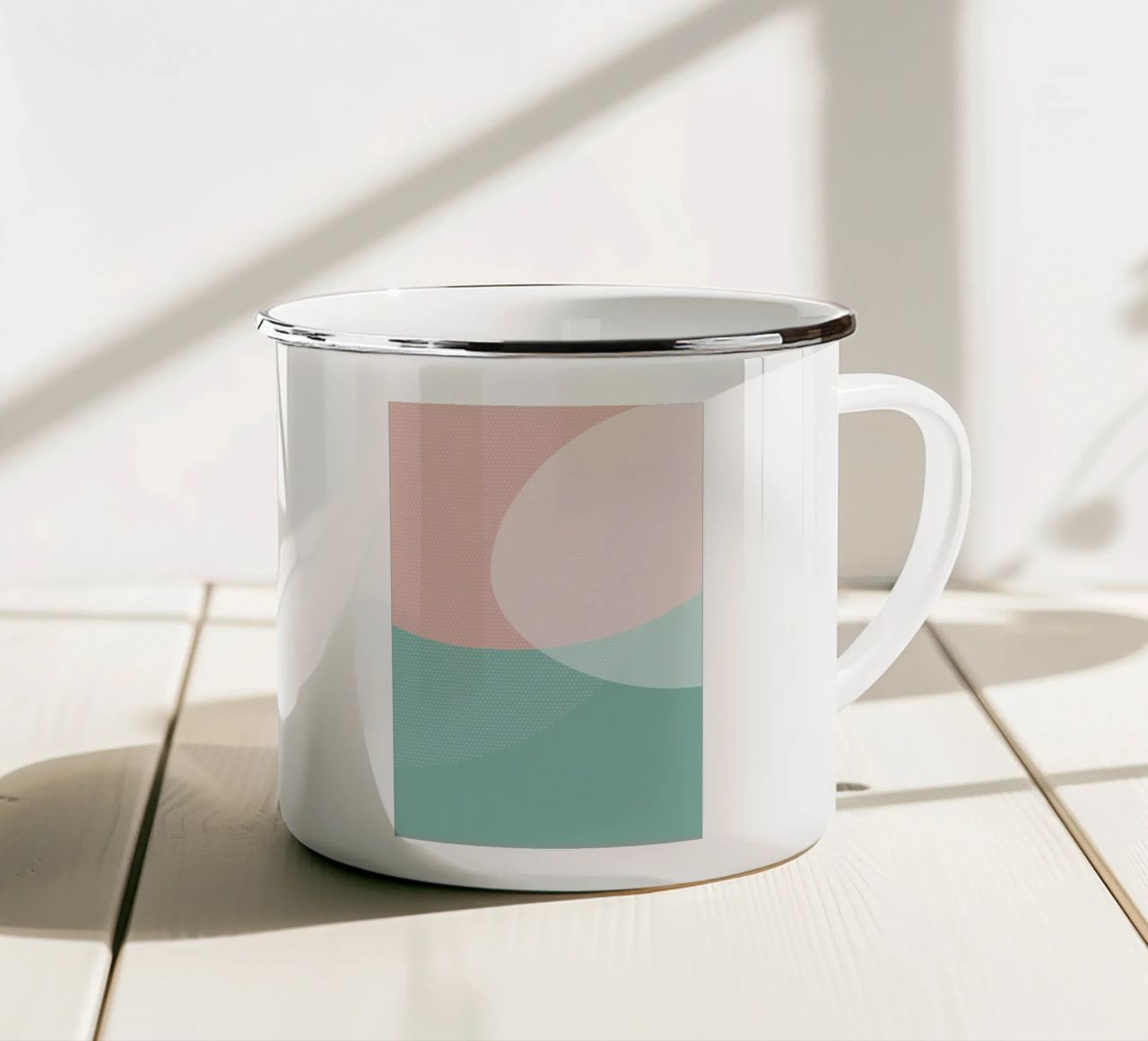 Soft Shapes tazza in smalto da XOXO Arte