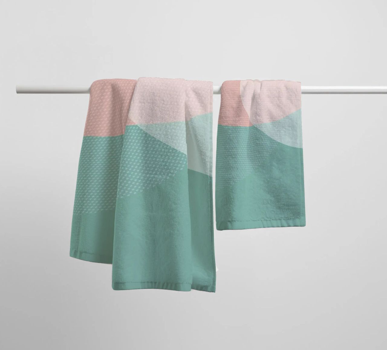 Soft Shapes asciugamano da bagno da XOXO Arte