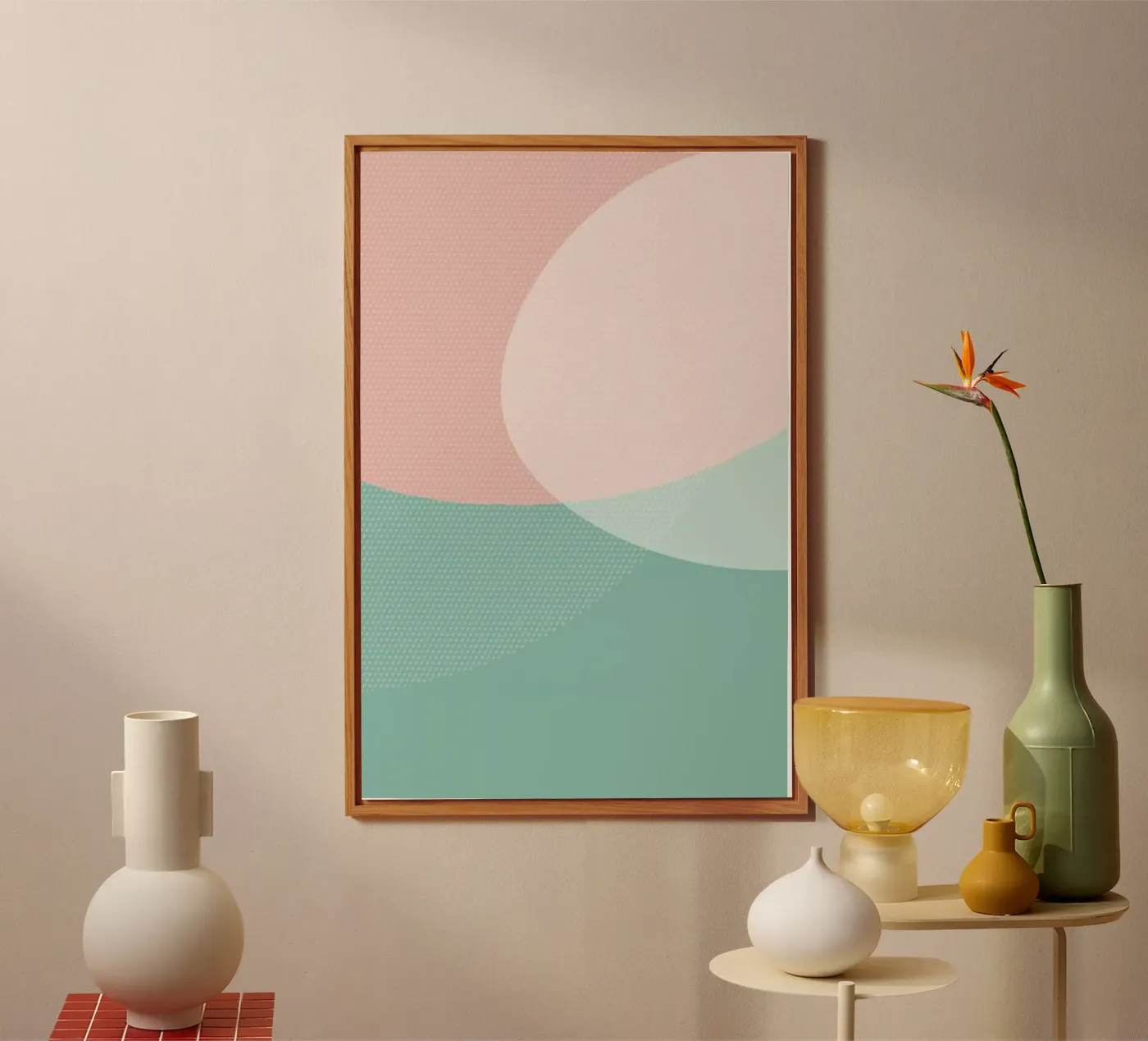 Soft Shapes pannello forex da XOXO Arte