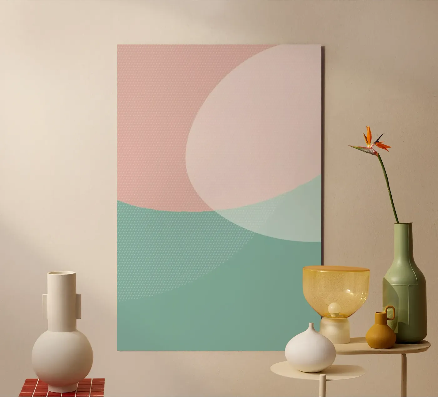Soft Shapes pannello forex da XOXO Arte