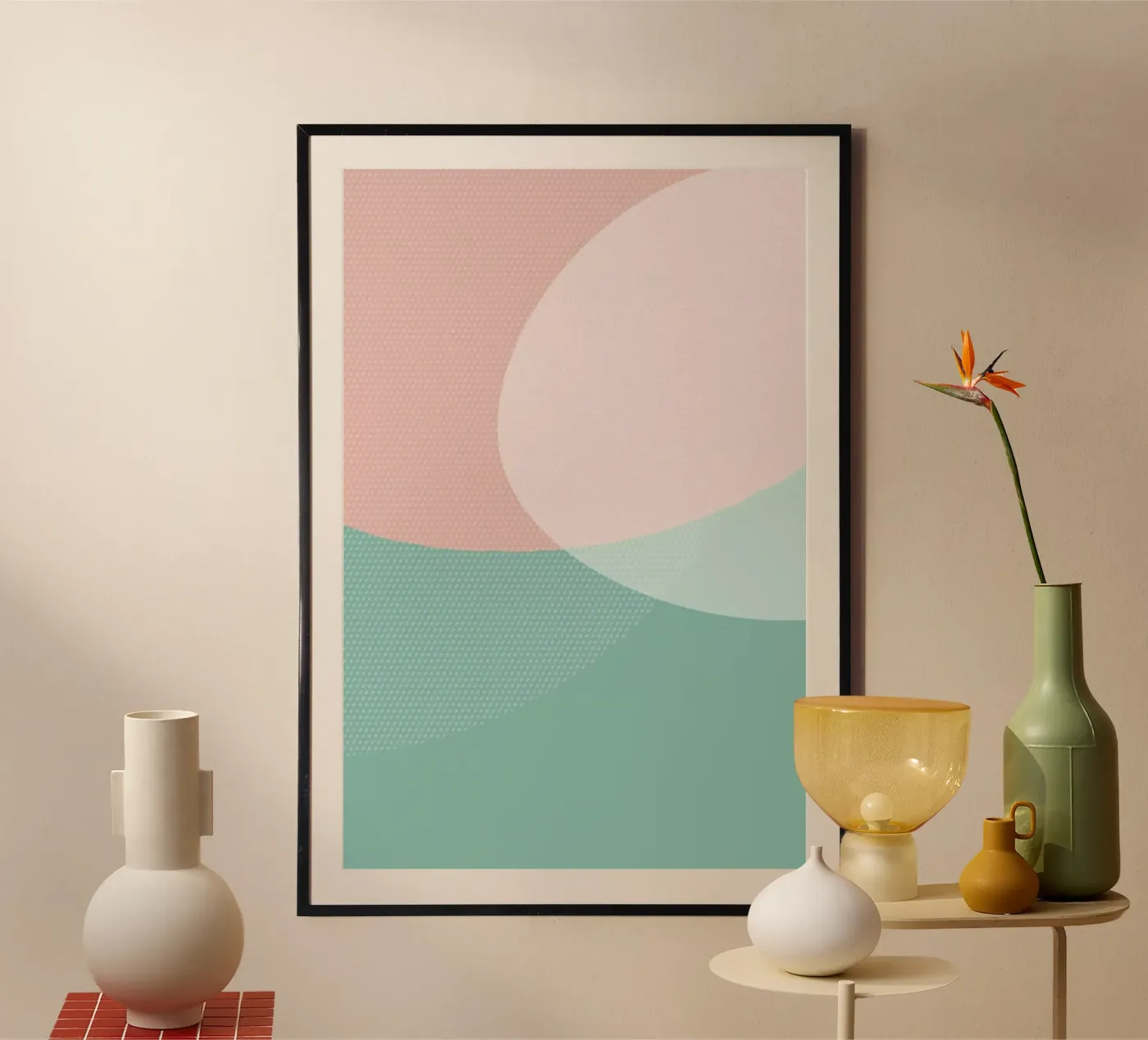 Soft Shapes Poster von XOXO Arte