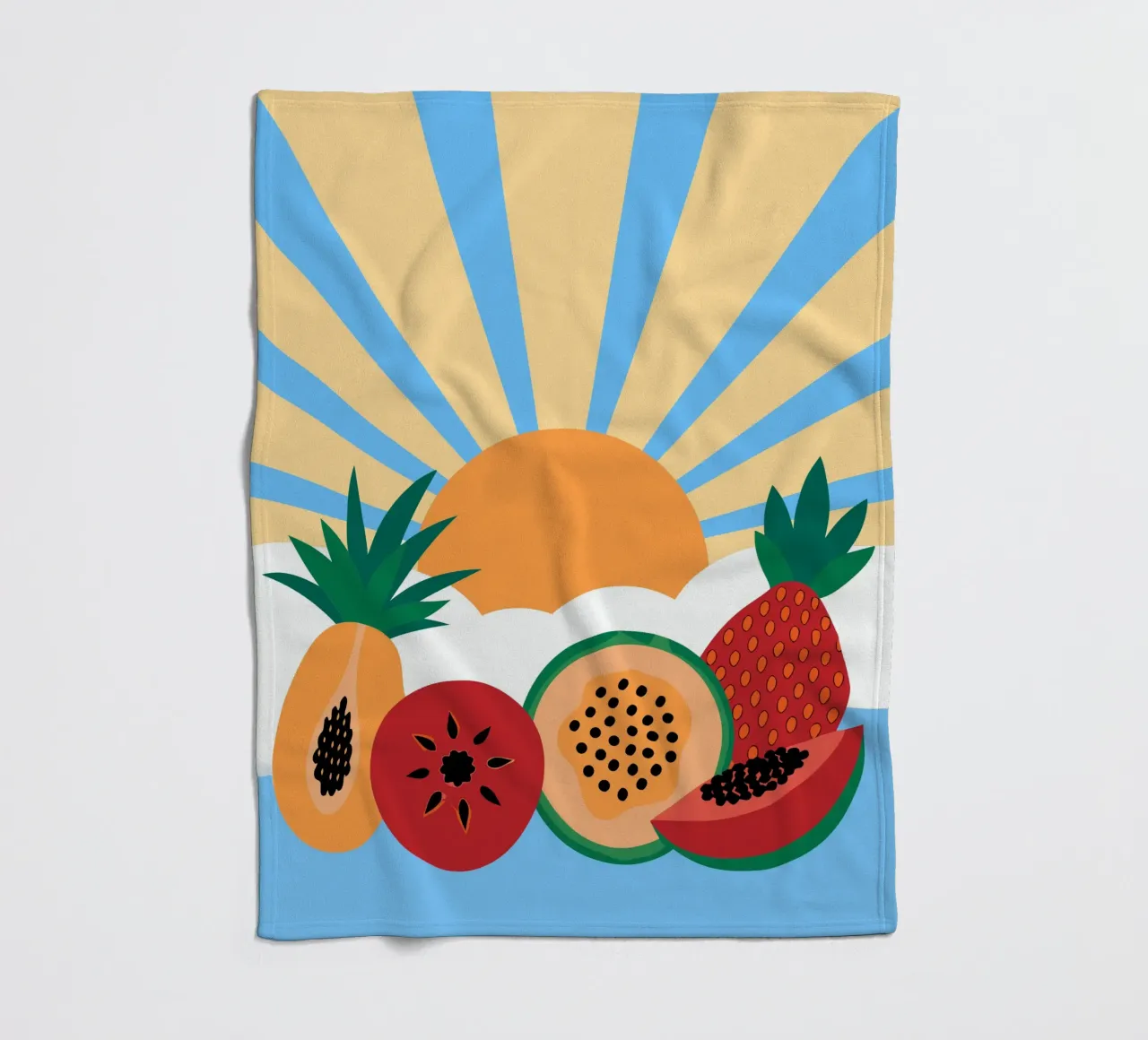 Frutta fresca tropicale coperta in pile da OFFICIAL FRUIT & VEGETABLES