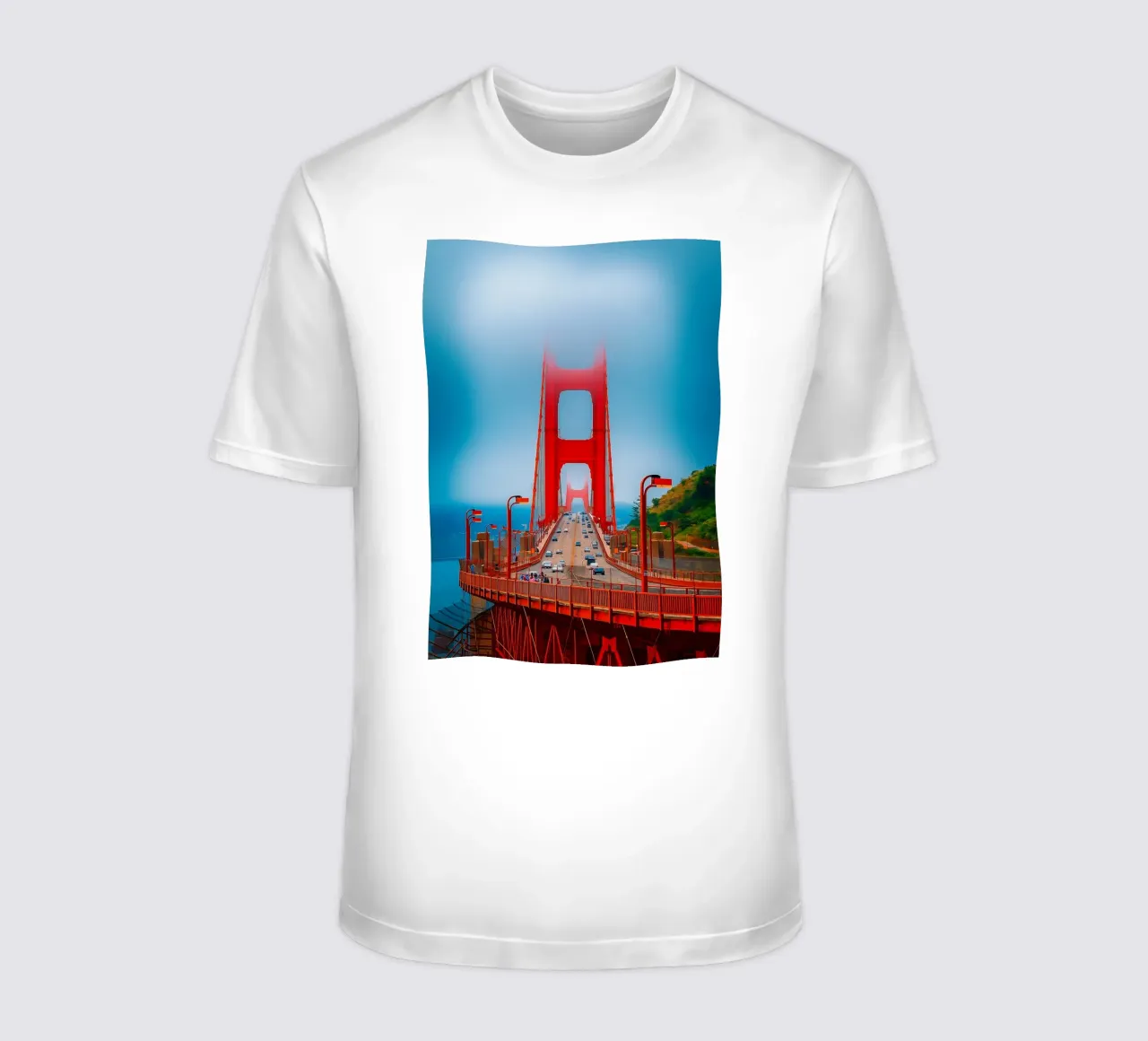 ponte d'oro vista auto t-shirt da PASMING