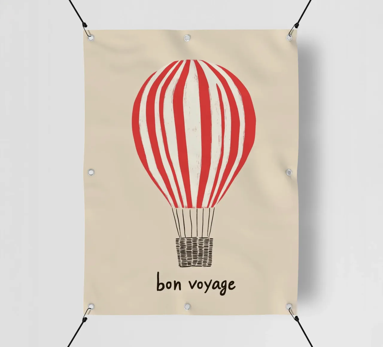 Viaggio in mongolfiera telo in pvc da Carina Pop & Pastell