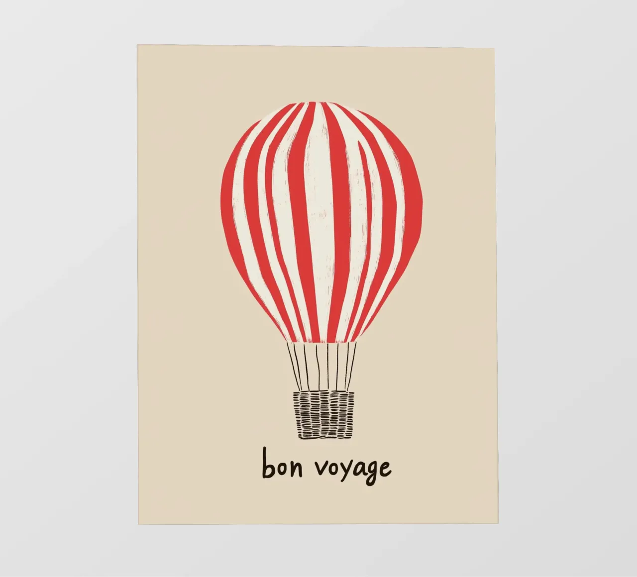 Viaggio in mongolfiera telo in pvc da Carina Pop & Pastell