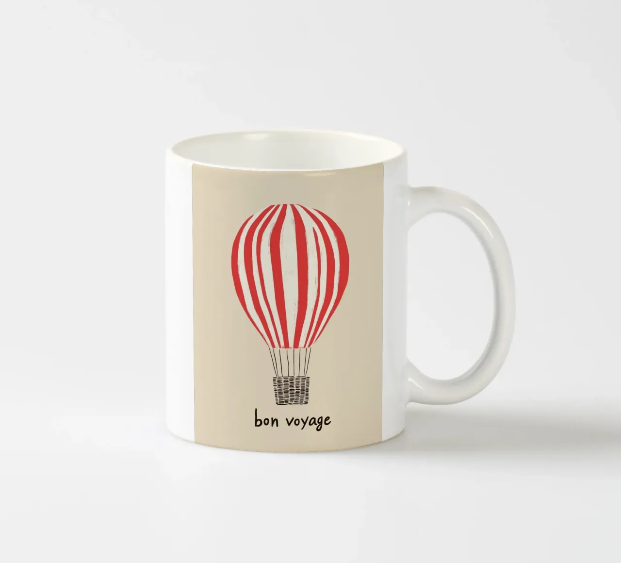 Viaggio in mongolfiera tazza in ceramica da Carina Pop & Pastell