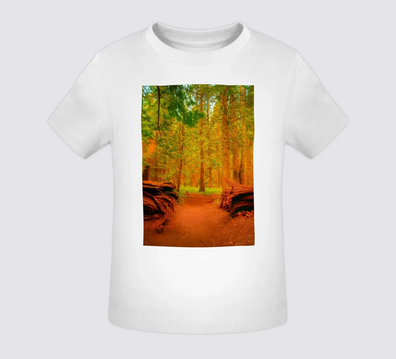 albero caduto diviso in due nel bosco maglietta neonato da PASMING