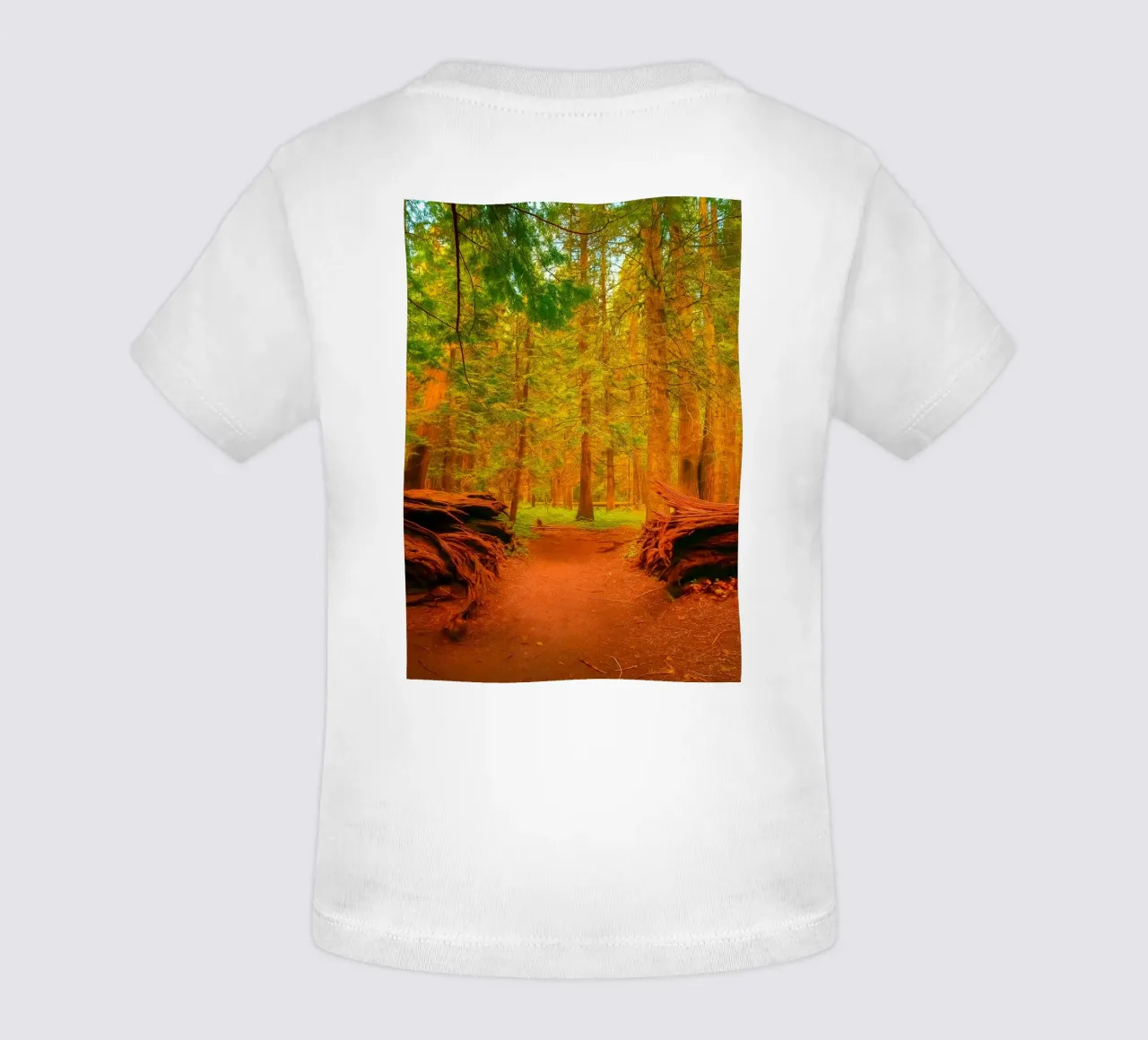 albero caduto diviso in due nel bosco maglietta neonato da PASMING