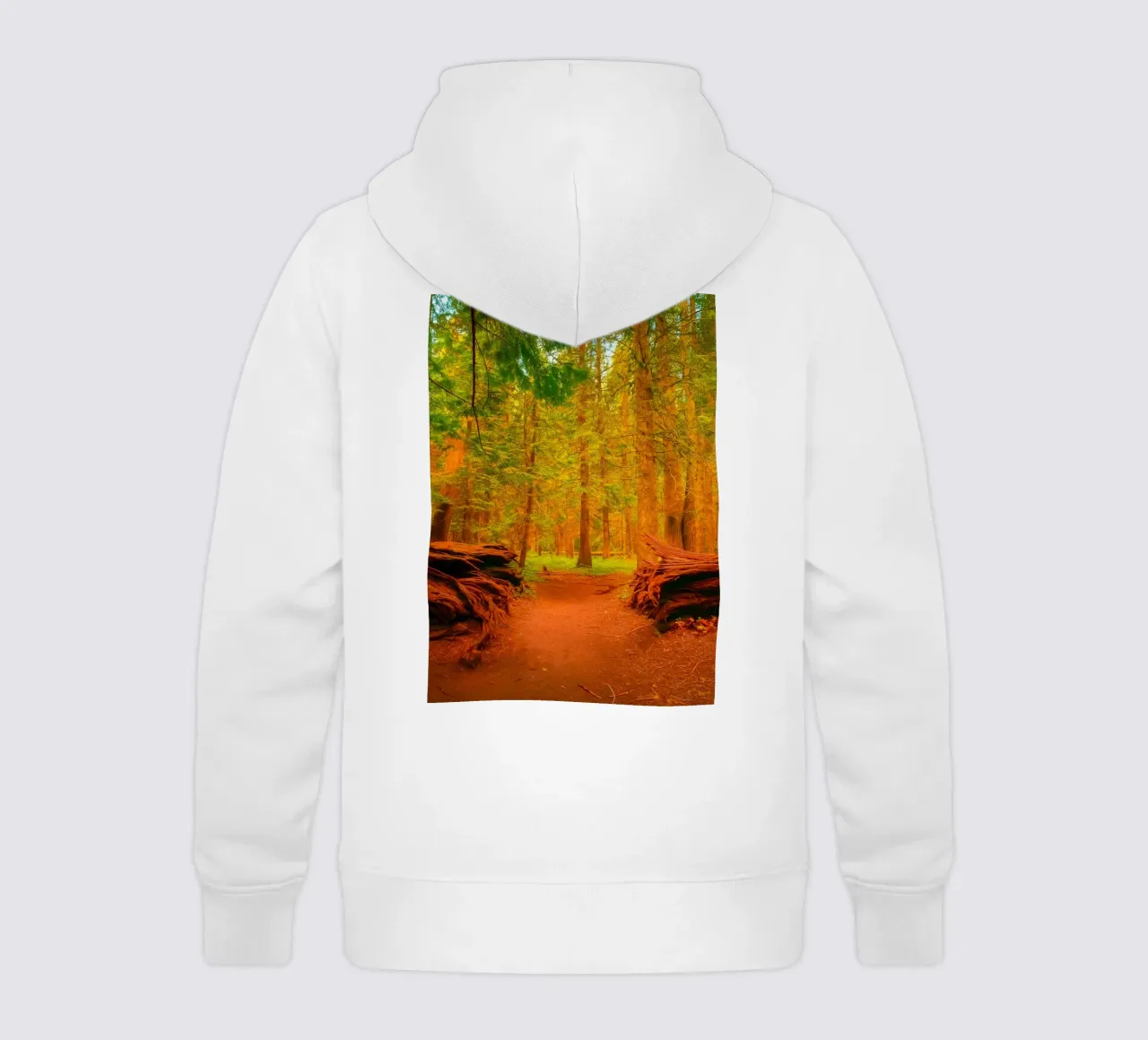 umgestürzter Baum im Wald in zwei Teile gespalten Kinder Hoodie von PASMING