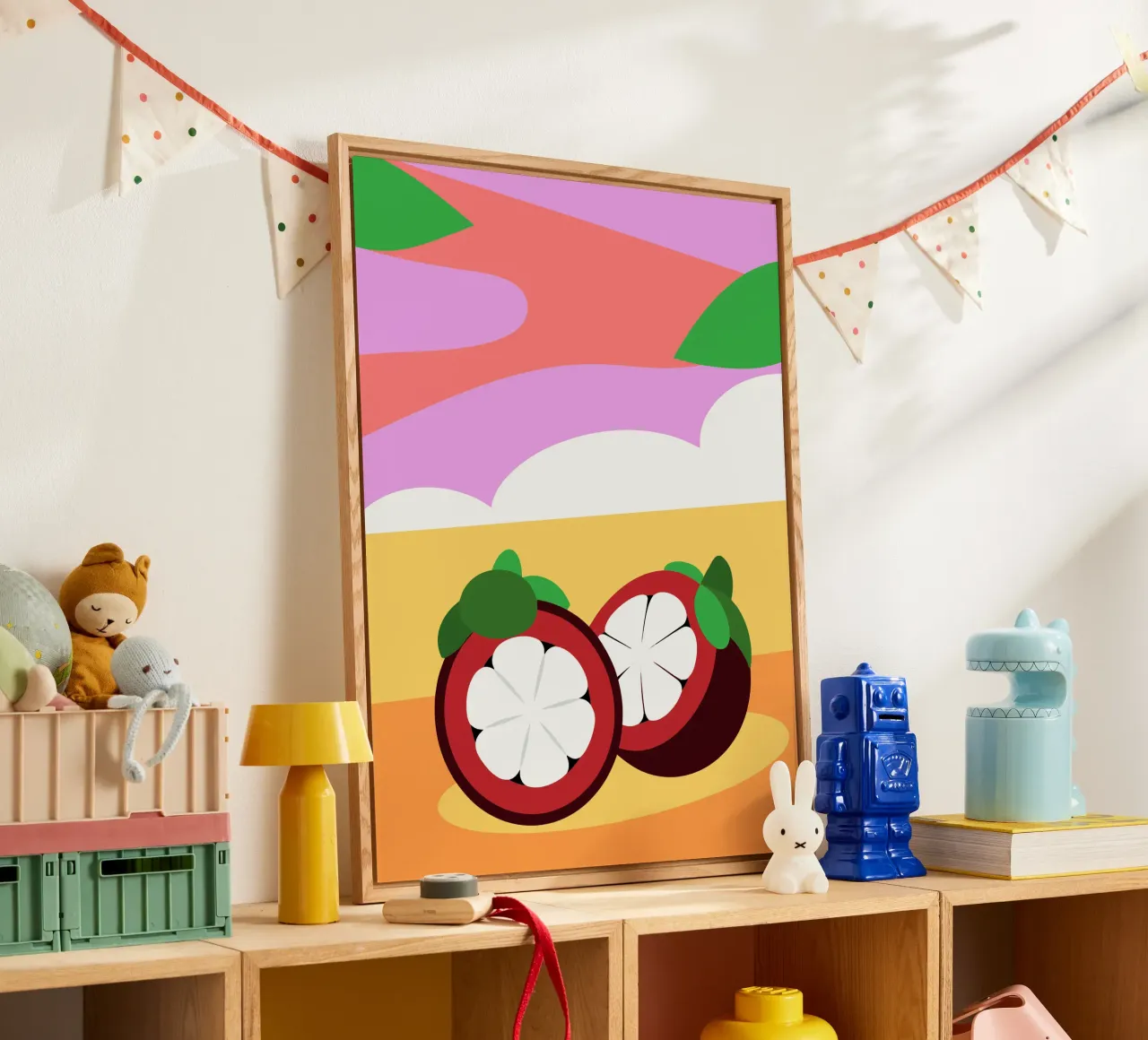 Mangostano fresco plexiglass da OFFICIAL FRUIT & VEGETABLES