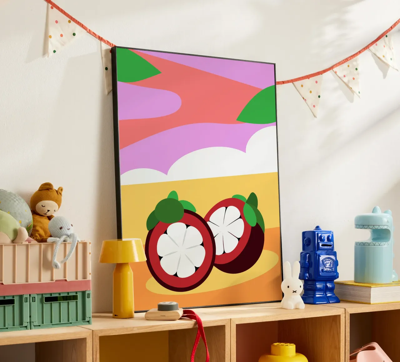 Mangostano fresco alluminio dibond da OFFICIAL FRUIT & VEGETABLES