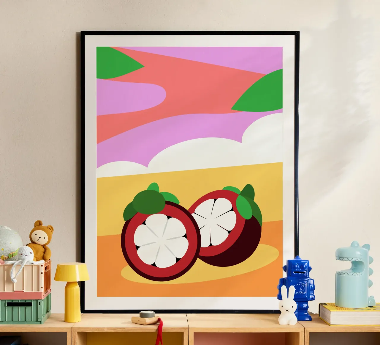 Mangostano fresco carta hahnemühle da OFFICIAL FRUIT & VEGETABLES