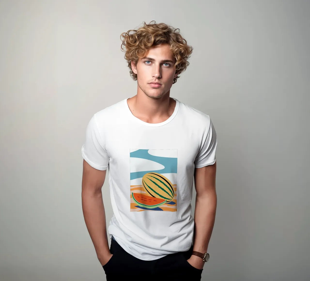 Anguria fresca t-shirt da OFFICIAL FRUIT & VEGETABLES