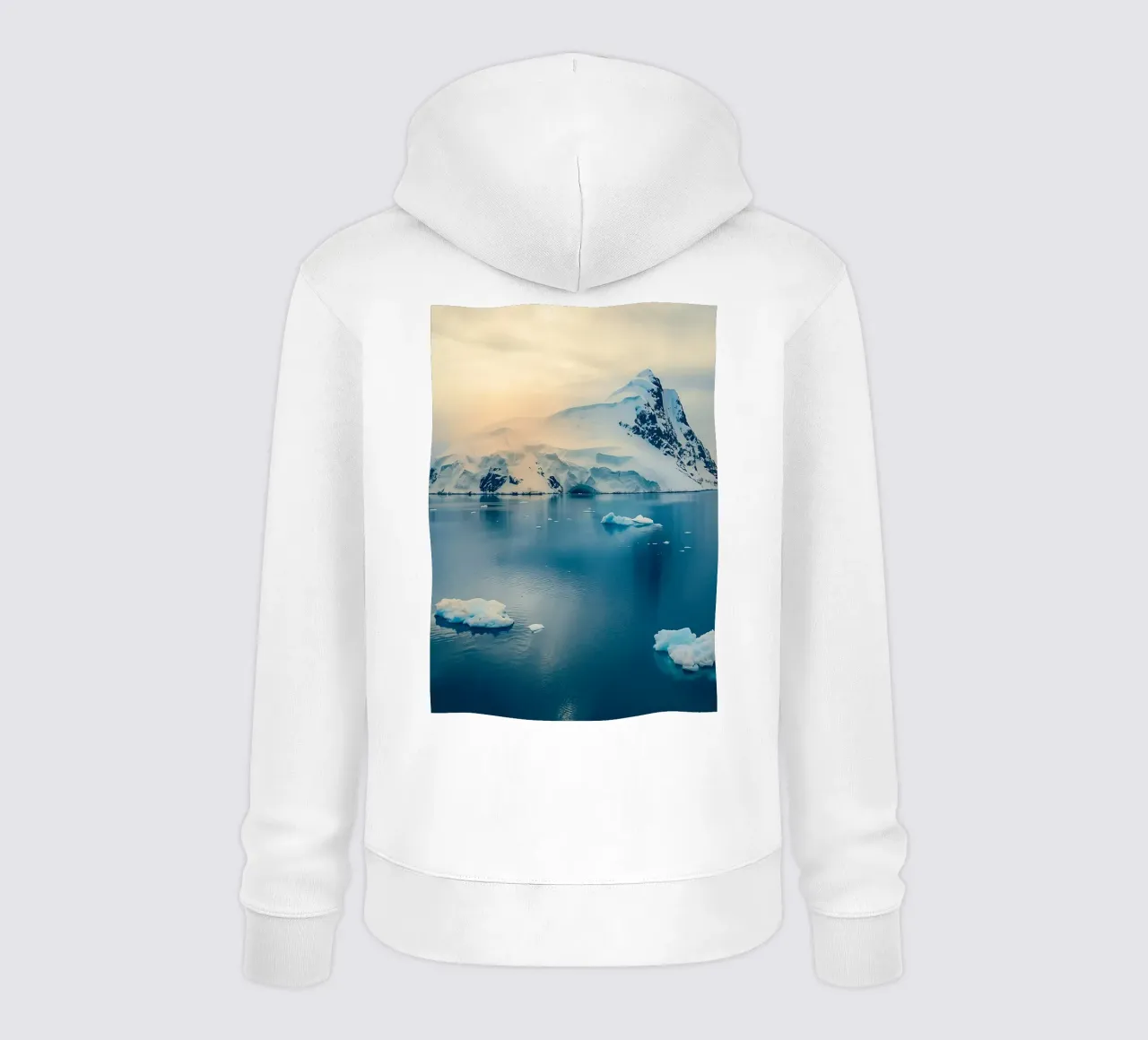 iceberg in mezzo all'oceano felpa con cappuccio da PASMING