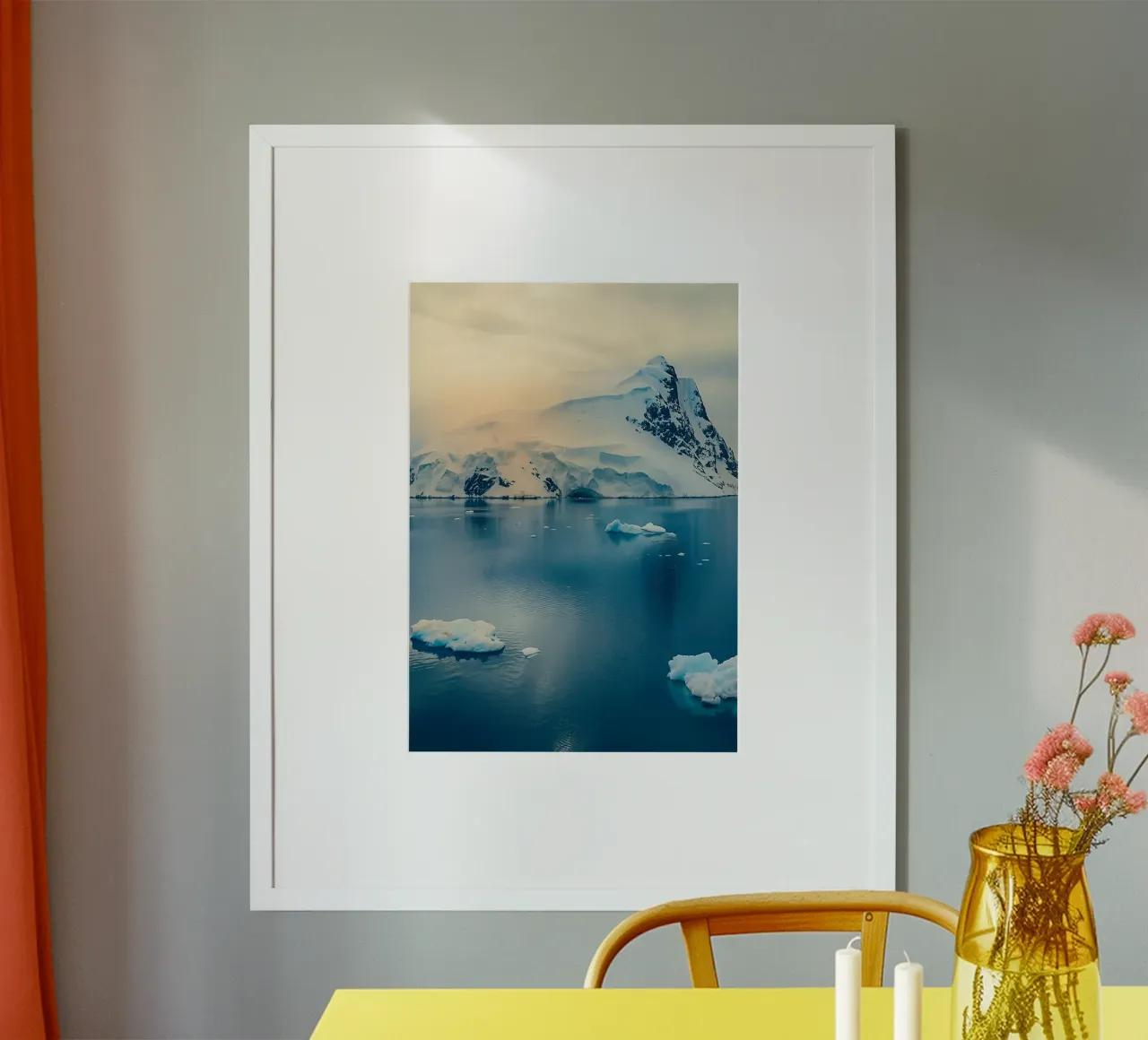 iceberg in mezzo all'oceano poster da PASMING