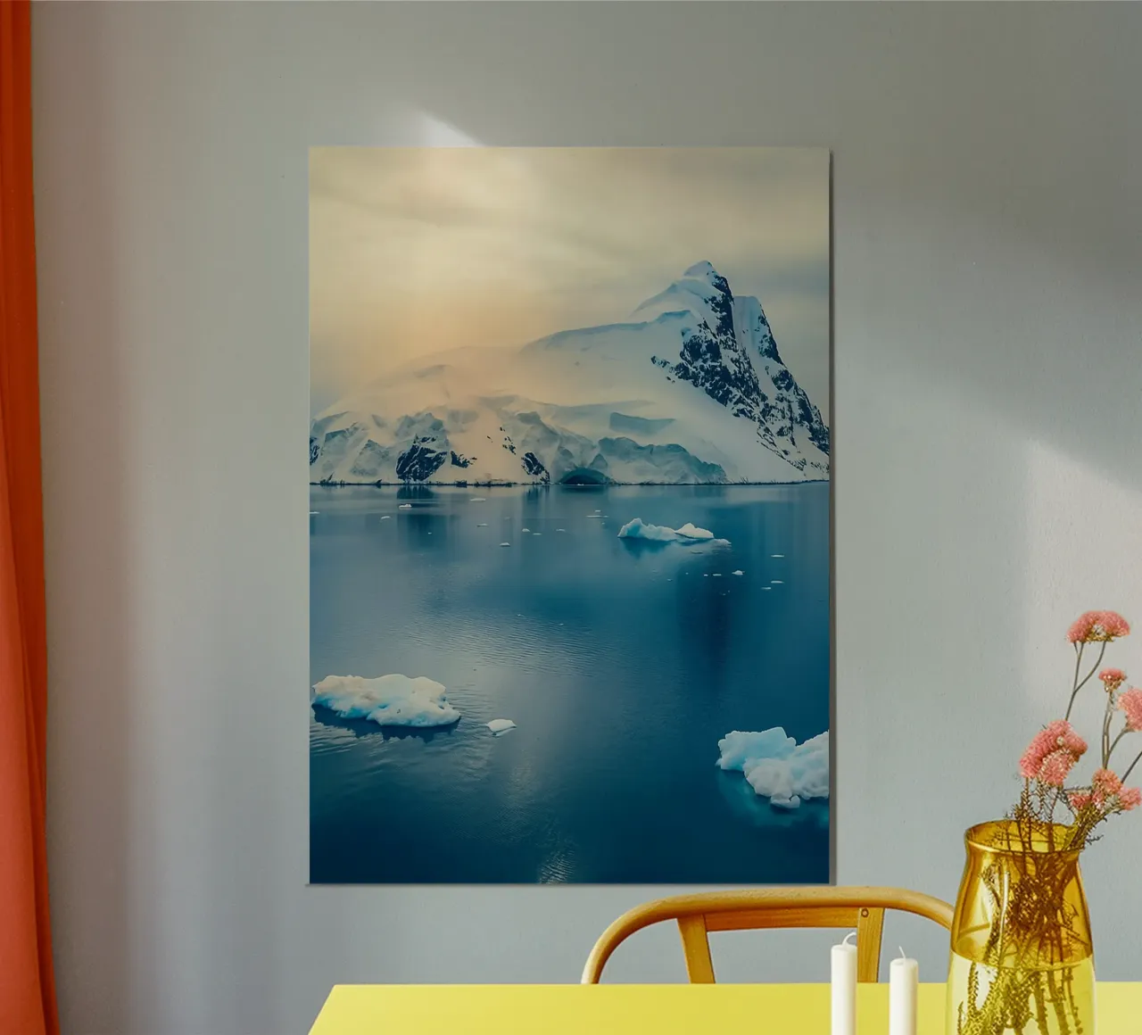 iceberg in mezzo all'oceano poster da PASMING