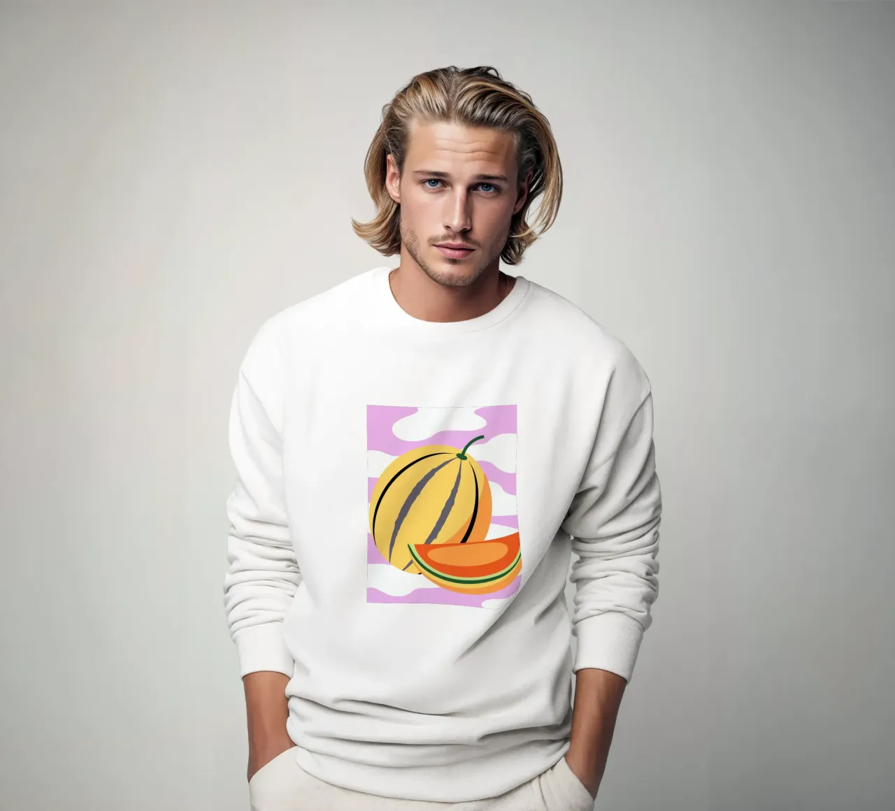 Pastèque jaune fraîche sweat de OFFICIAL FRUIT & VEGETABLES
