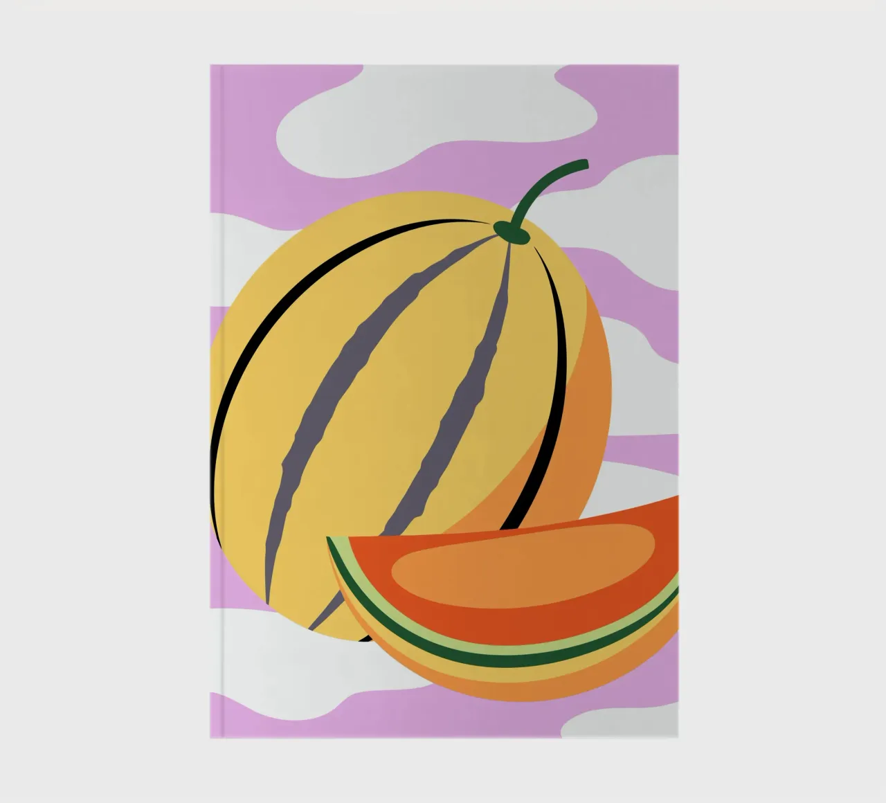 Pastèque jaune fraîche carnet de notes de OFFICIAL FRUIT & VEGETABLES