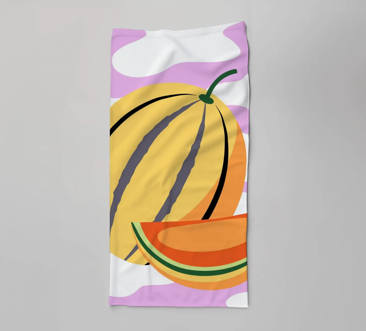 Pastèque jaune fraîche serviette de bain de OFFICIAL FRUIT & VEGETABLES