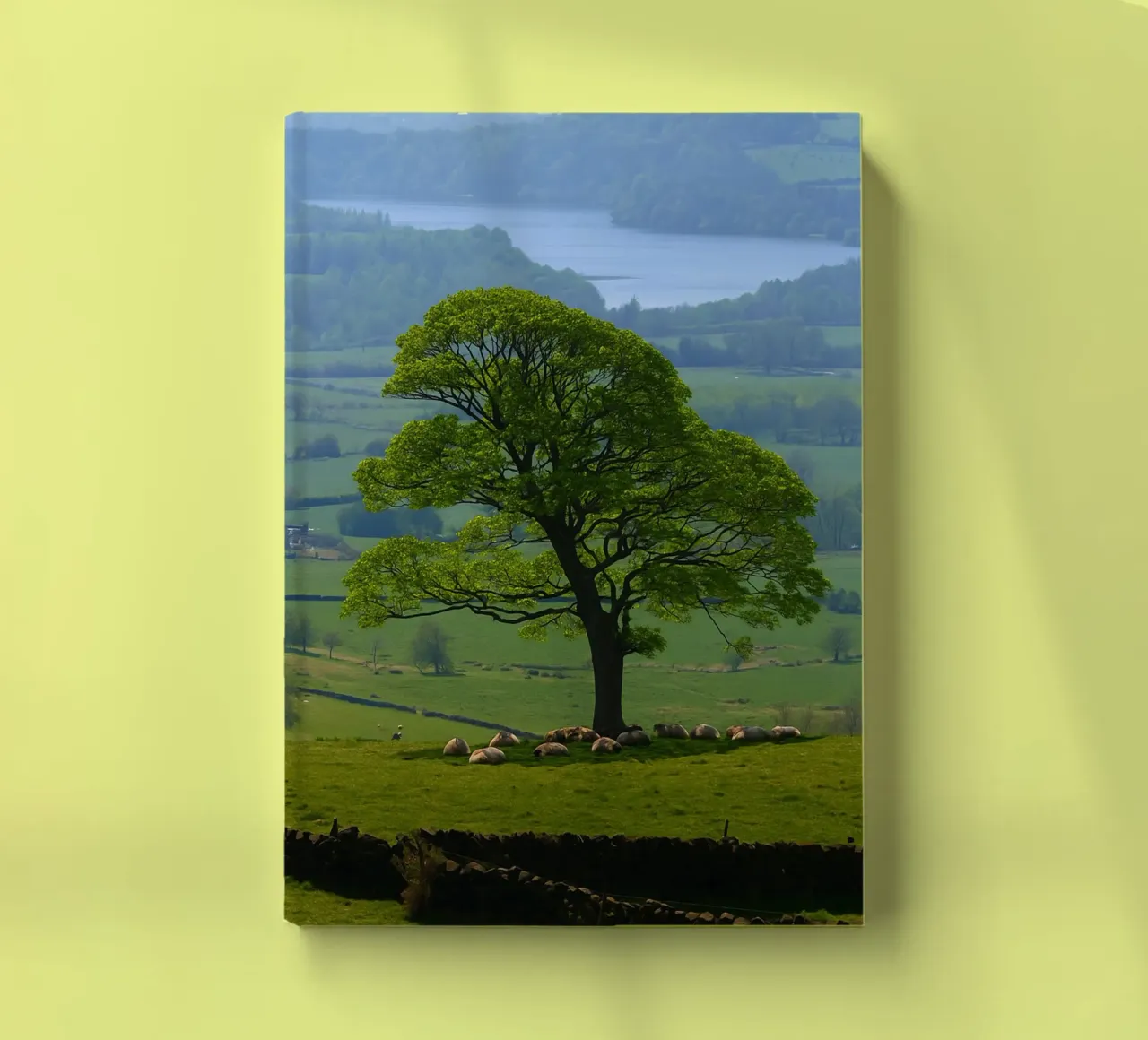 lake view from the meadow notebook by PASMING