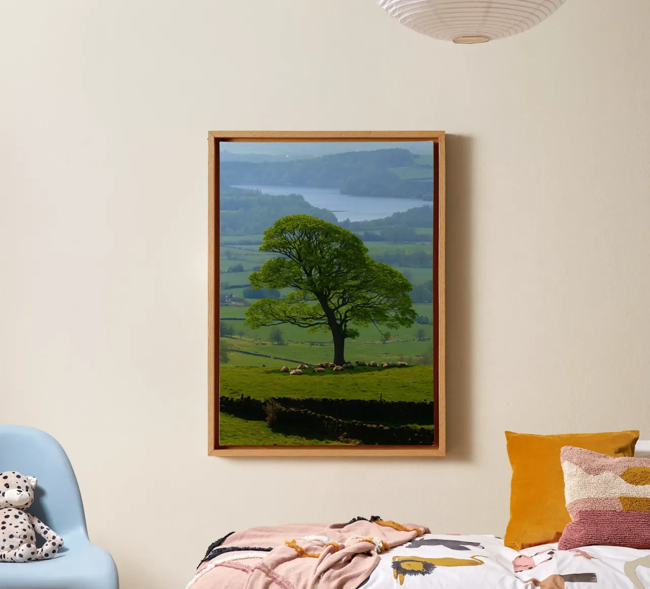 lake view from the meadow canvas by PASMING