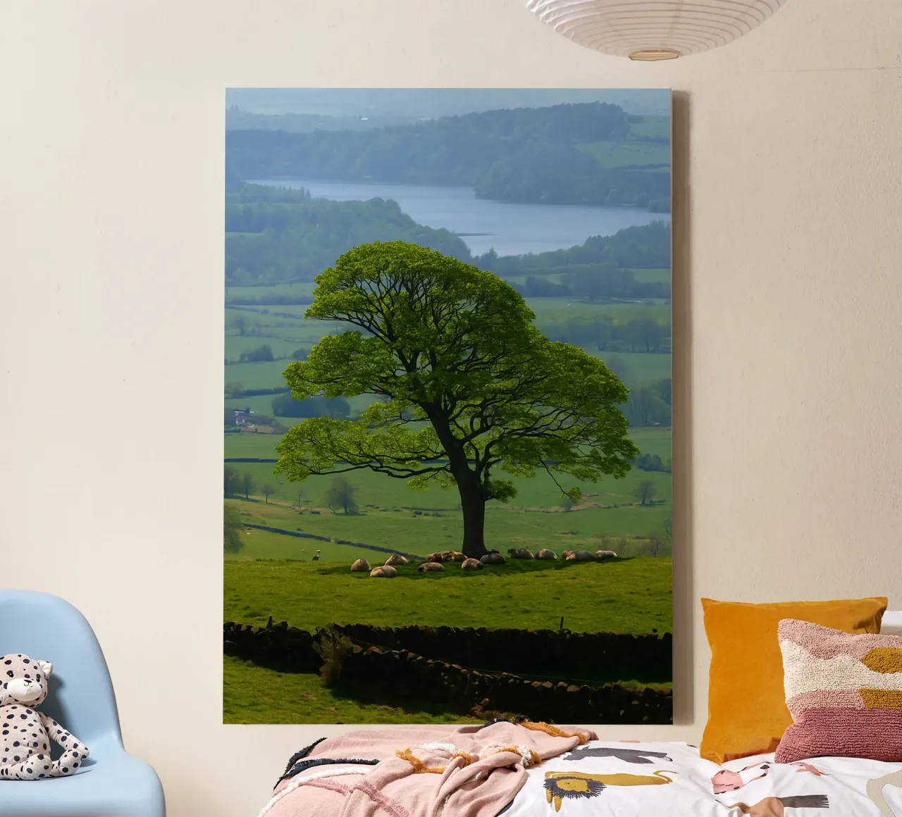 lake view from the meadow canvas by PASMING