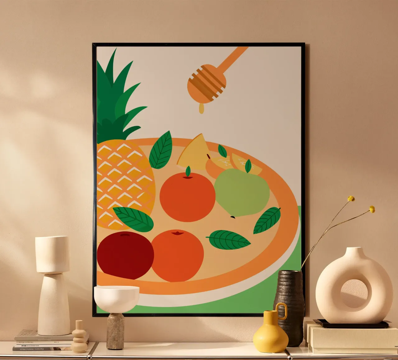 Insalata di frutta fresca con miele poster da OFFICIAL FRUIT & VEGETABLES