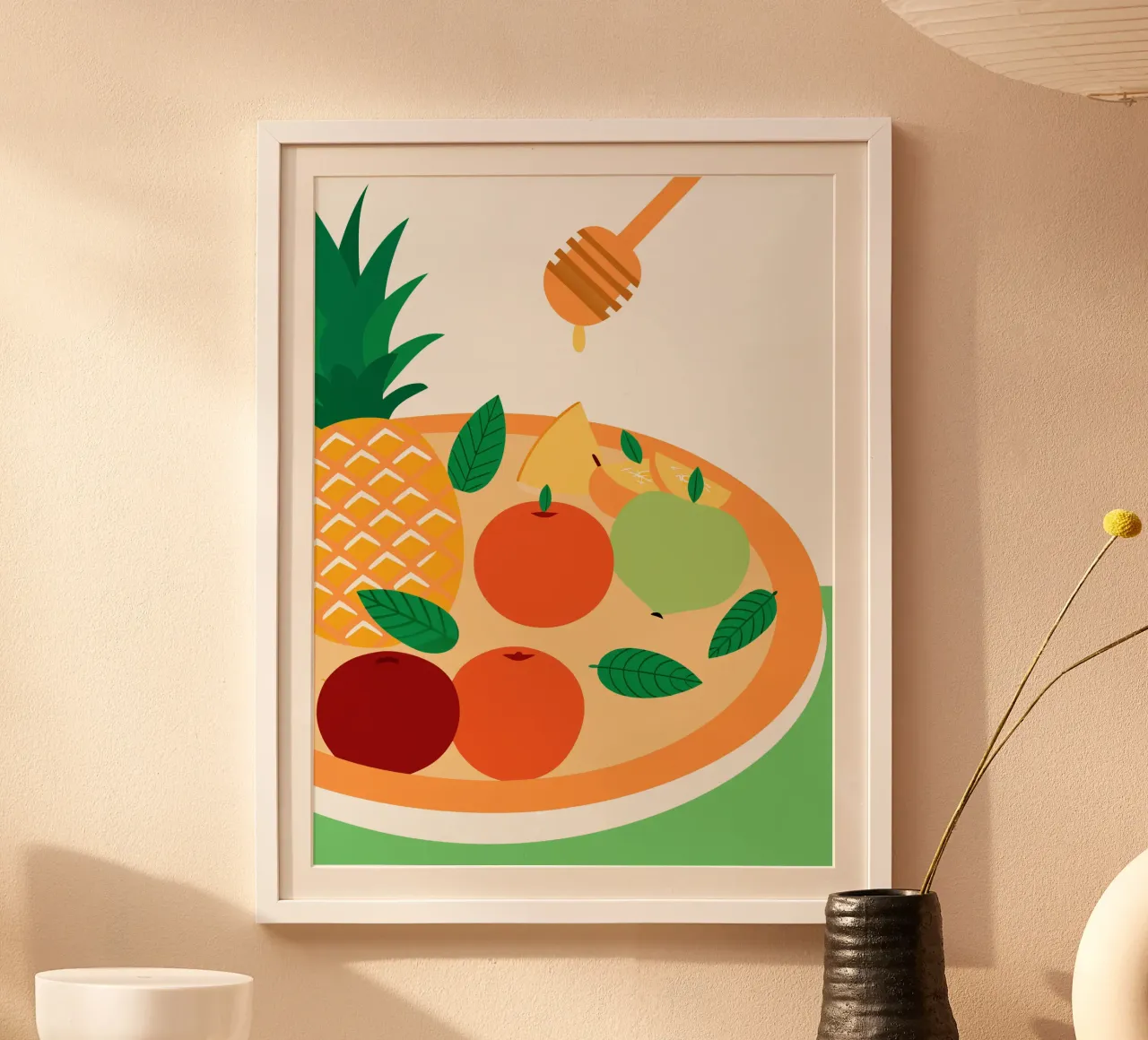 Insalata di frutta fresca con miele poster da OFFICIAL FRUIT & VEGETABLES