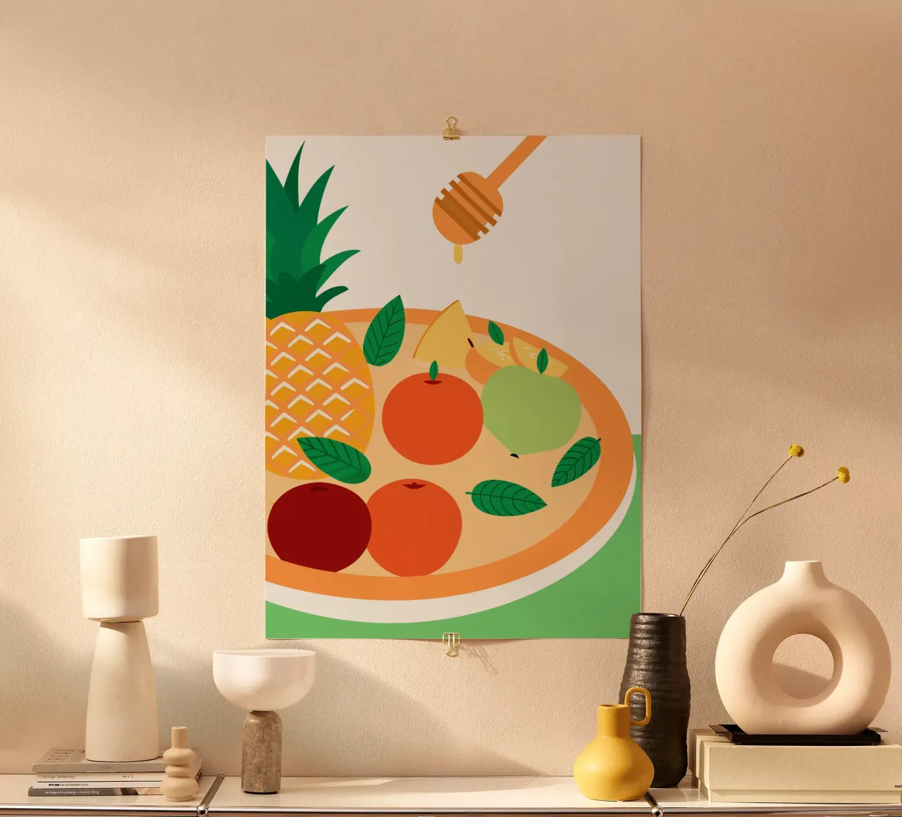Insalata di frutta fresca con miele poster da OFFICIAL FRUIT & VEGETABLES
