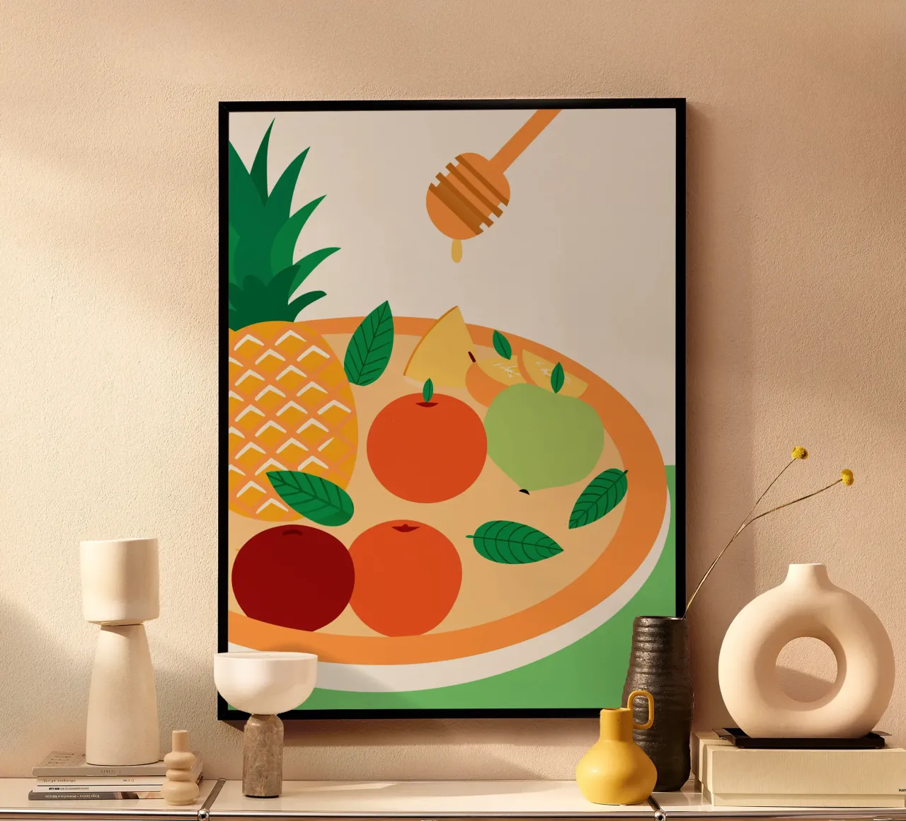 Insalata di frutta fresca con miele poster da OFFICIAL FRUIT & VEGETABLES