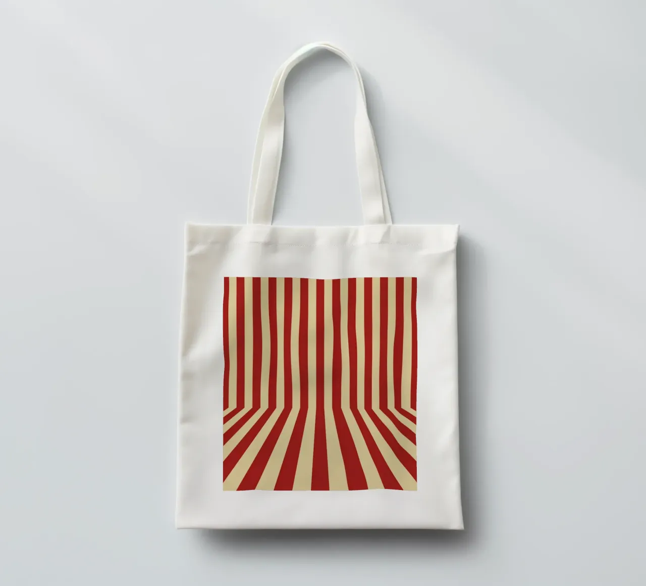 Line Strip Retro Old borsa in juta da Studio Fun Boy
