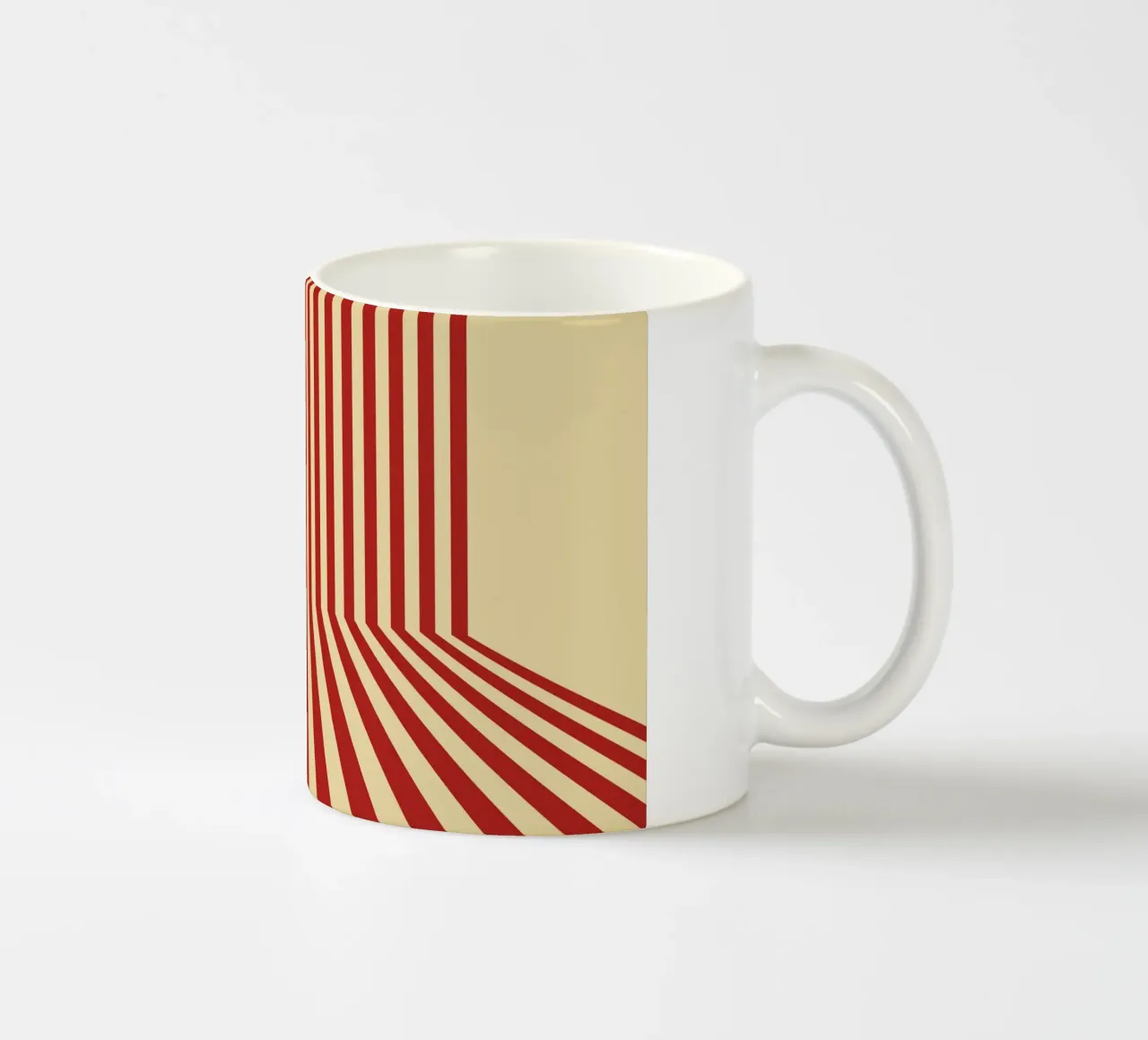 Line Strip Retro Old tazza in ceramica da Studio Fun Boy