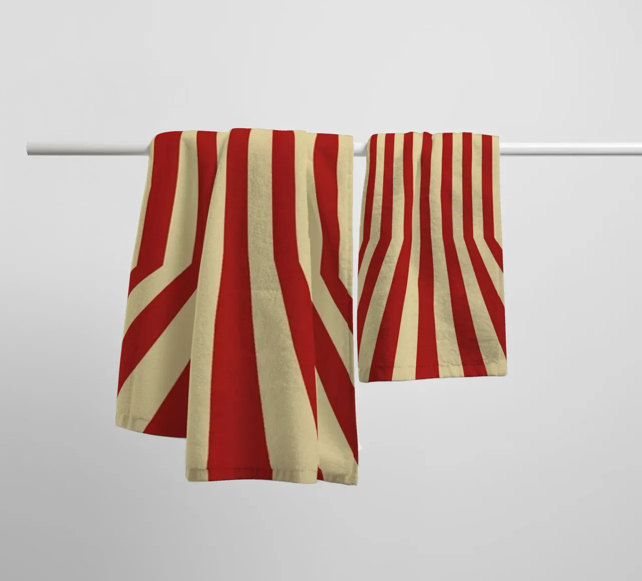 Line Strip Retro Old asciugamano da bagno da Studio Fun Boy