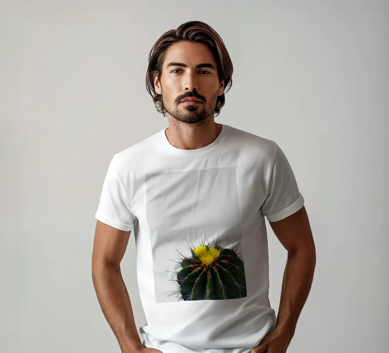 Cactus Flower t-shirt by Orara Studio
