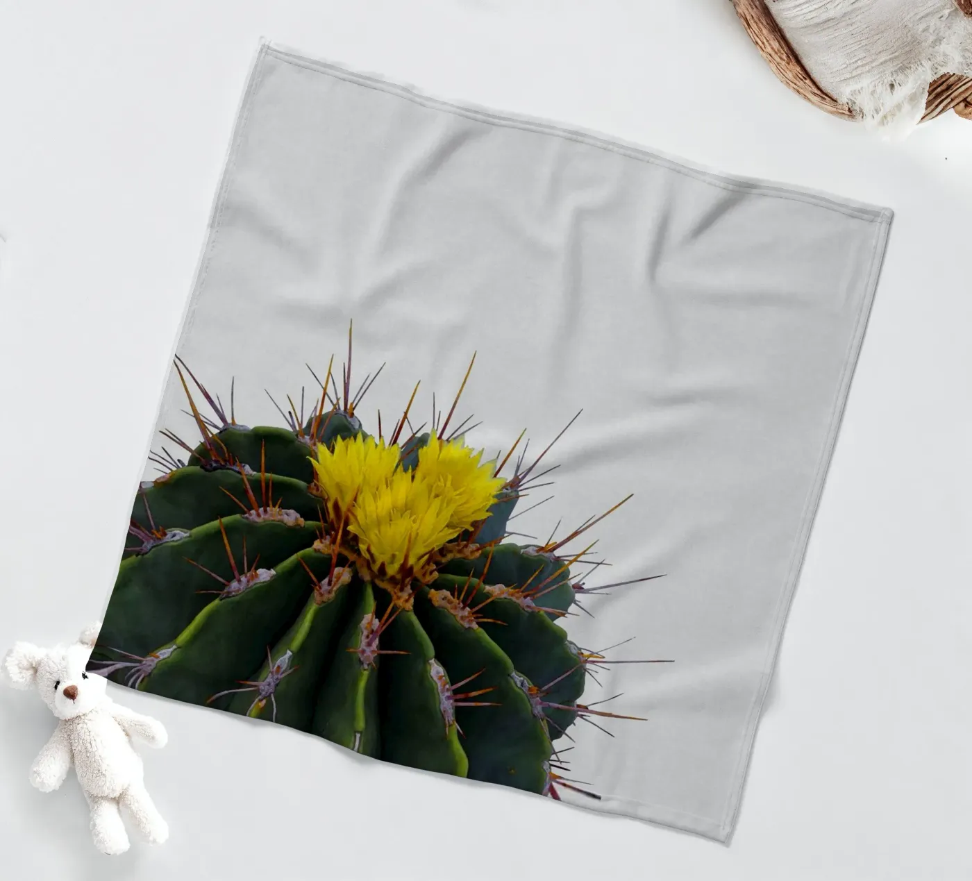 Cactusbloem fleecedeken van Orara Studio