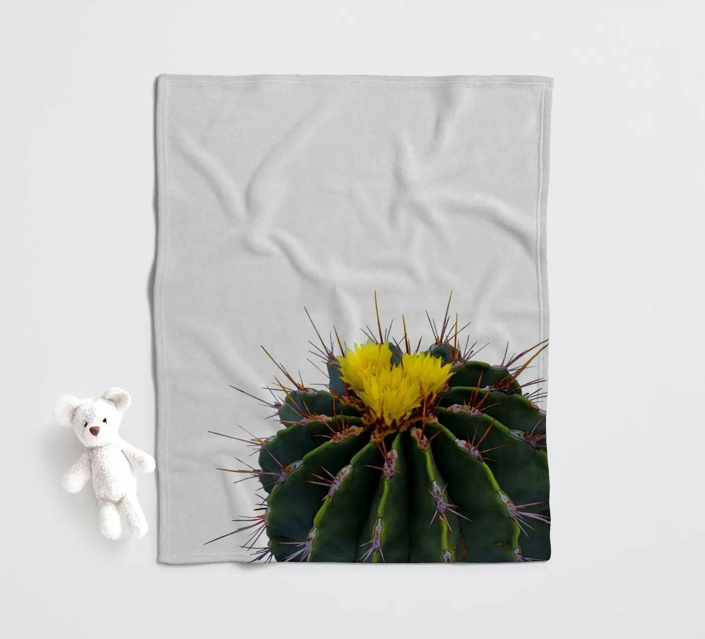 Cactusbloem fleecedeken van Orara Studio