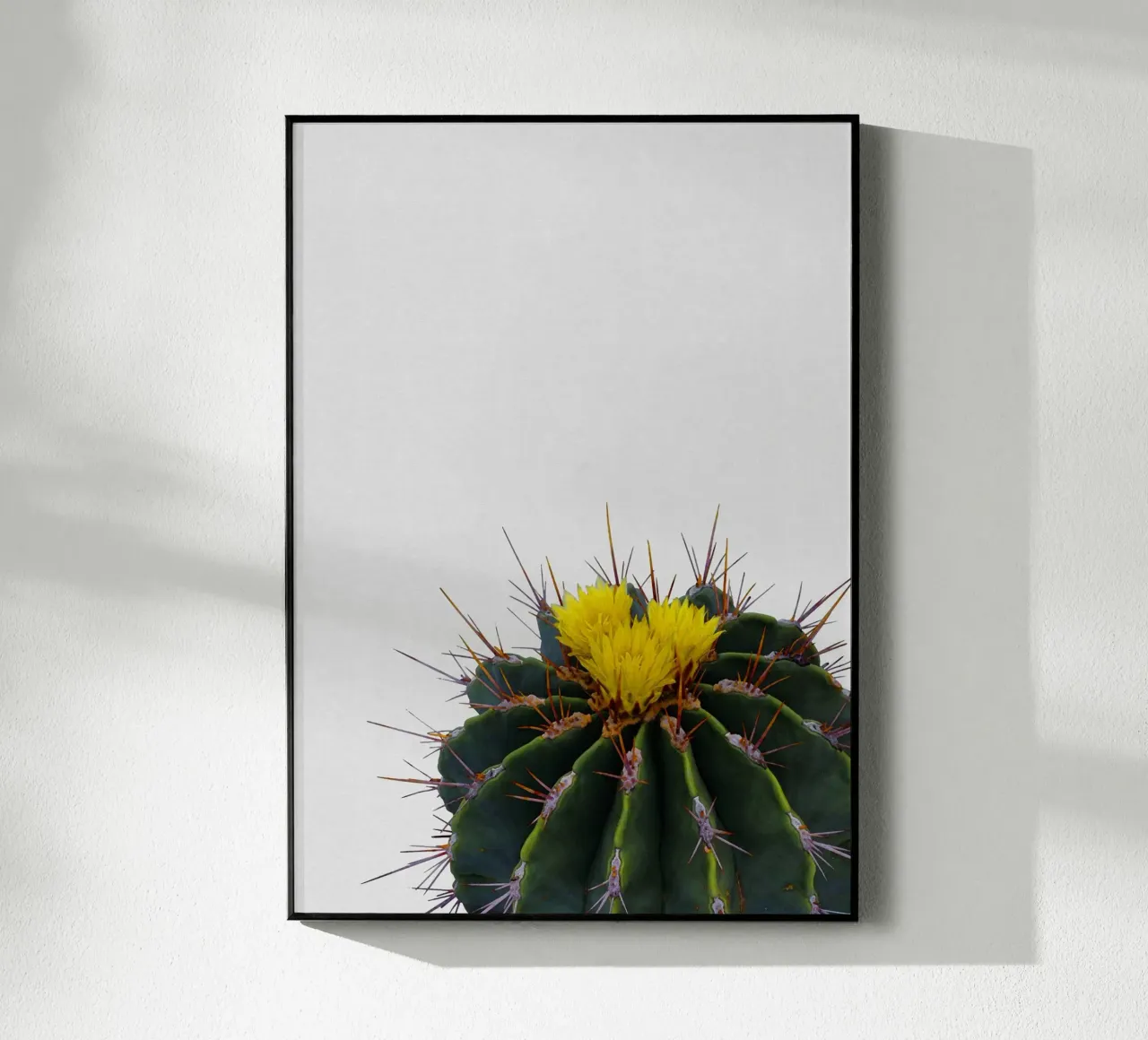 Cactus Flower acrylic glass by Orara Studio